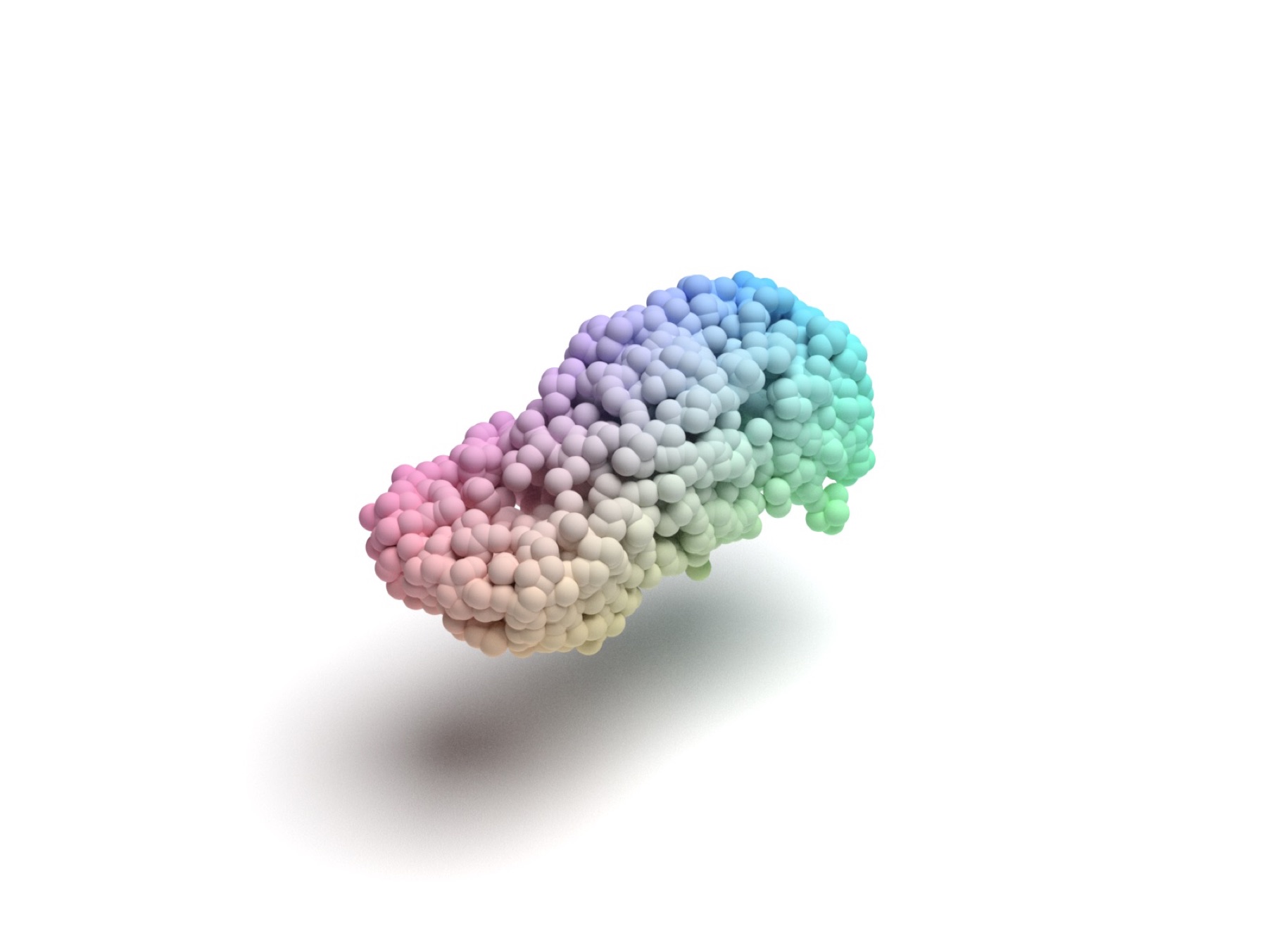 Generated car point cloud sample 4